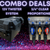 5.3GPM 12V Texas Twister and 3/4" Clear Proportioner Combo Deal