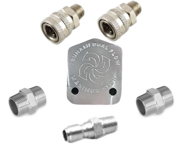 Tsunami Dual Siamese Kit Non Check Valve